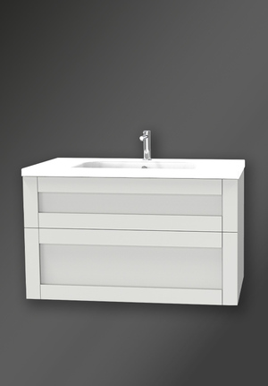 Kommod London 100 Ljusgrå