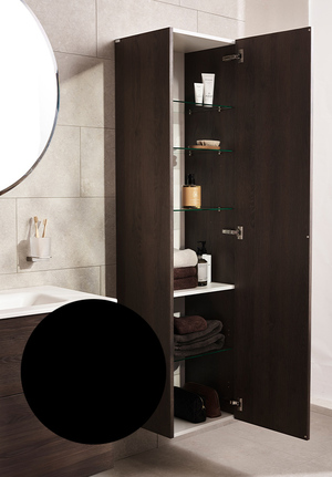 Förvaringsskåp New York Svart Höger