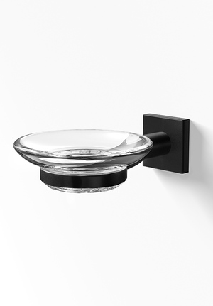 Atlanta Soap Dish and Holder Matt Black