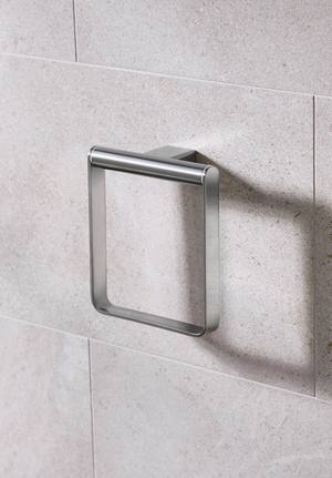 Miami Towel Ring Brushed Nickel