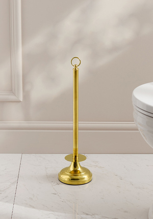 Spare Roll Holder Polished Brass (1)