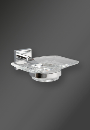 Atlanta Soap Dish and Holder Chrome