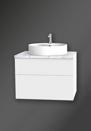 Kommod New York 80 Vit för Bänkskiva