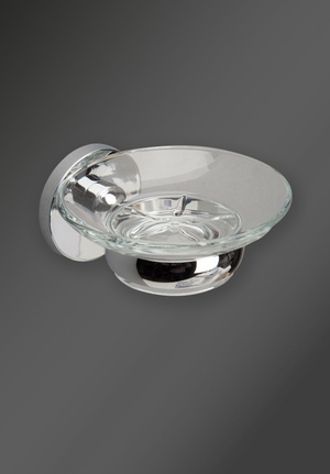 Lily Soap Dish Chrome