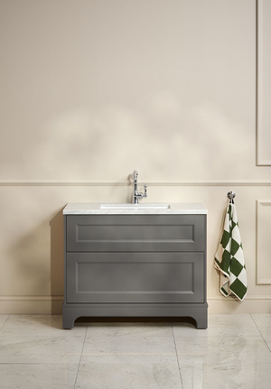 Kensington Vanity Unit 100 Dark Grey Floorstanding For Work Top (1)