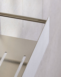 Box Glueable Shower Basket Brushed Nickel (5)