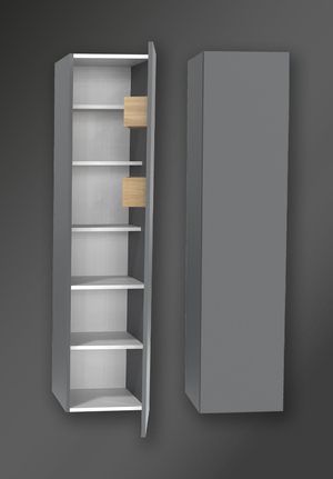 Förvaringsskåp City Thunder Grå Höger