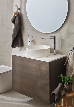 Kommod New York 80 Mörk Ek för Bänkskiva