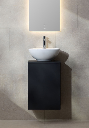 Kommod City 40 Charcoal Svart för Bänkskiva Höger (1)