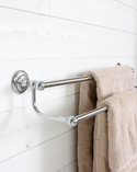 Richmond Double Towel Rail 650 mm Chrome (1)