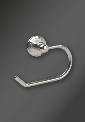 Oslo Toilet Roll Holder Polished Nickel