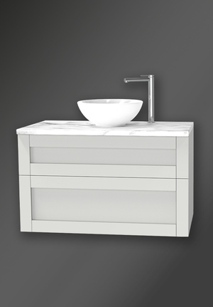 Kommod London 100 Ljusgrå för Bänkskiva