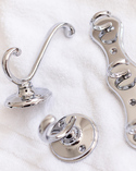 Stockholm Double Robe Hook Chrome (3)