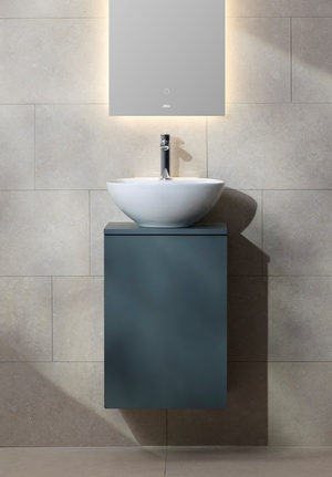 City Vanity Unit 40 Highland Green For Worktop Left Hand (1)