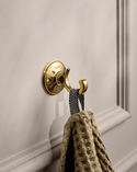 Stockholm Single Hook Polished Brass (2)