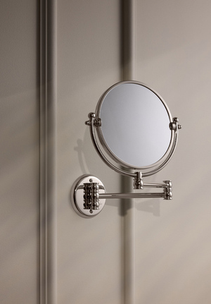 Double Arm Extending Mirror Polished Nickel (1)