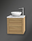 London 60 Vanity Unit for worktop Natural Oak (1)