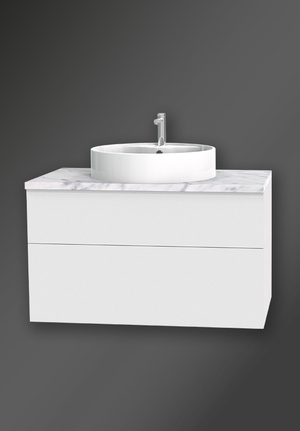 Kommod New York 100 Vit för Bänkskiva