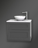 Kensington Vanity Unit 80 Dark Grey Wall Hung For Work Top (1)