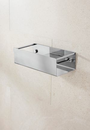 Limbar Duschkorg Box borstad nickel