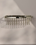 Signature D-Shaped Shower Basket Polished Nickel (1)