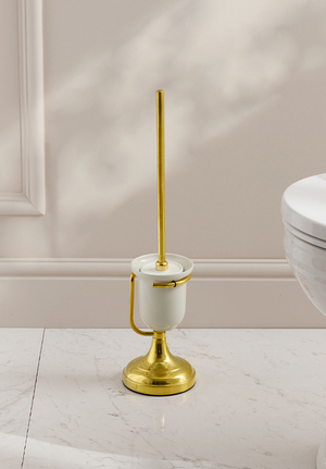 Toilet Brush Polished Brass (1)