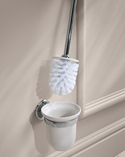 Stockholm Toilet Brush Set Wall Mounted Chrome (2)