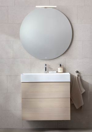 Möbelpaket 80 Ljus Ek spegel Bloc handfat