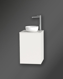 City Vanity Unit 40 Classic White For Worktop Right Hand  (2)