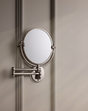 Double Arm Extending Mirror Polished Nickel (2)
