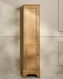 Tall Cabinet Kensington Right Hand Door Freestanding Natural Oak (3)