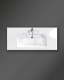 Basin D-Shape 100 White (1)