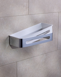 Shower Basket Chrome, White liner Signature (2)