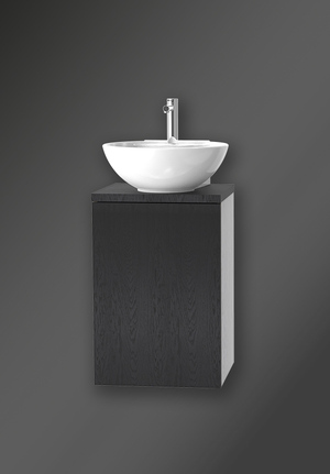 Kommod New York 40 Svart för Bänkskiva Vänster