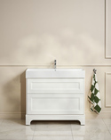 Kensington Vanity Unit 100 White Floorstanding (2)