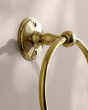 Stockholm Towel Ring Polished Brass (2)