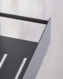 Box Glueable Shower Basket Matt Black (5)