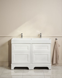 Kensington Vanity Unit 120 White Floorstanding (2)