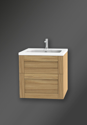 London 60 Vanity Unit for basin Natural Oak