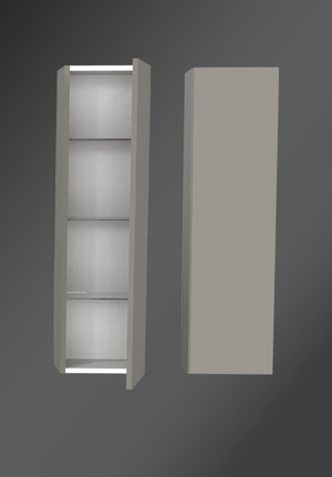 Förvaringsskåp City Pebble Greige Höger