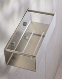 Box Glueable Shower Basket Brushed Nickel (3)