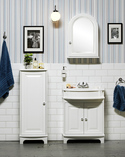 Kommod Traditional 65 golvstående vit (2)