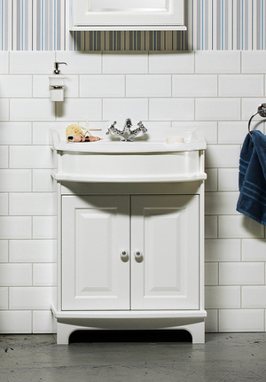 Kommod Traditional med porslinshandfat (1)