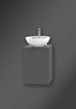 Kommod City 40 Thunder Grå för Bänkskiva Höger (1)