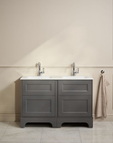 Kensington Vanity Unit 120 Dark Grey Floorstanding (1)