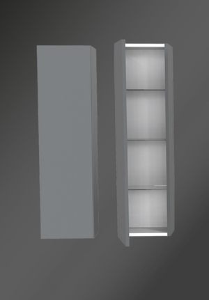 Förvaringsskåp City Thunder Grå Vänster