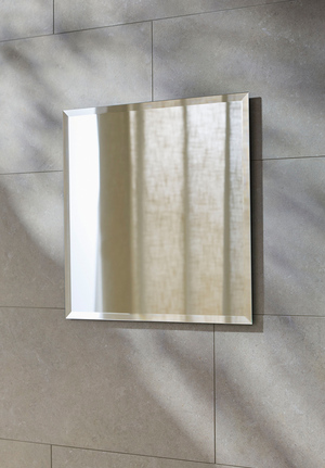 Square Bathroom Mirror with Bevelled edge Signature