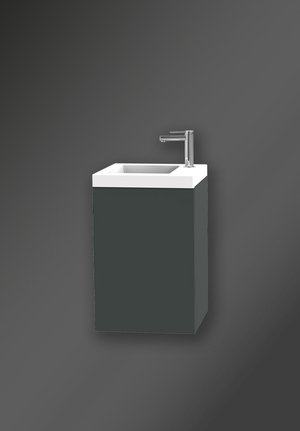 City Vanity Unit 40 Highland Green Left Hand 