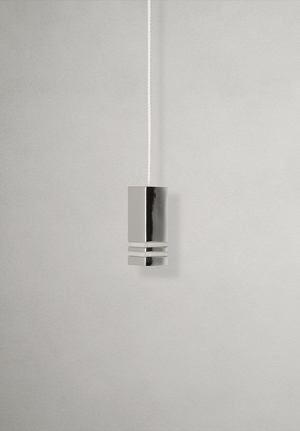 Light Pull Square Small Chrome