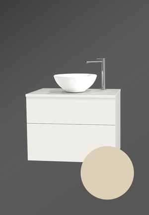 City Vanity Unit 80 Cotton Cream For Worktop 